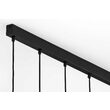 Lustra moderna neagra detalii sferice aurii 6xGU10/60w Alas 2005 Jupiter